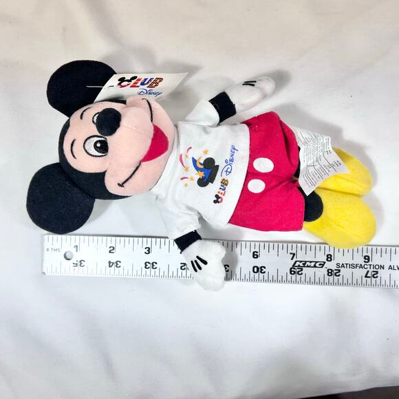 Vintage Mickey Mouse & Minnie Mouse Plush Club Disney Exclusive Beanie Set 1990s - Picture 11 of 11